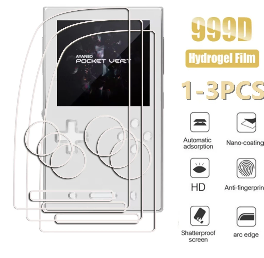 

1-3 Pcs for AYANEO Pocket VERT 3.5”AYANEO Pocket VERT Hydraulic Soft Hydrogel Film Full Protective Screen Protector Cover