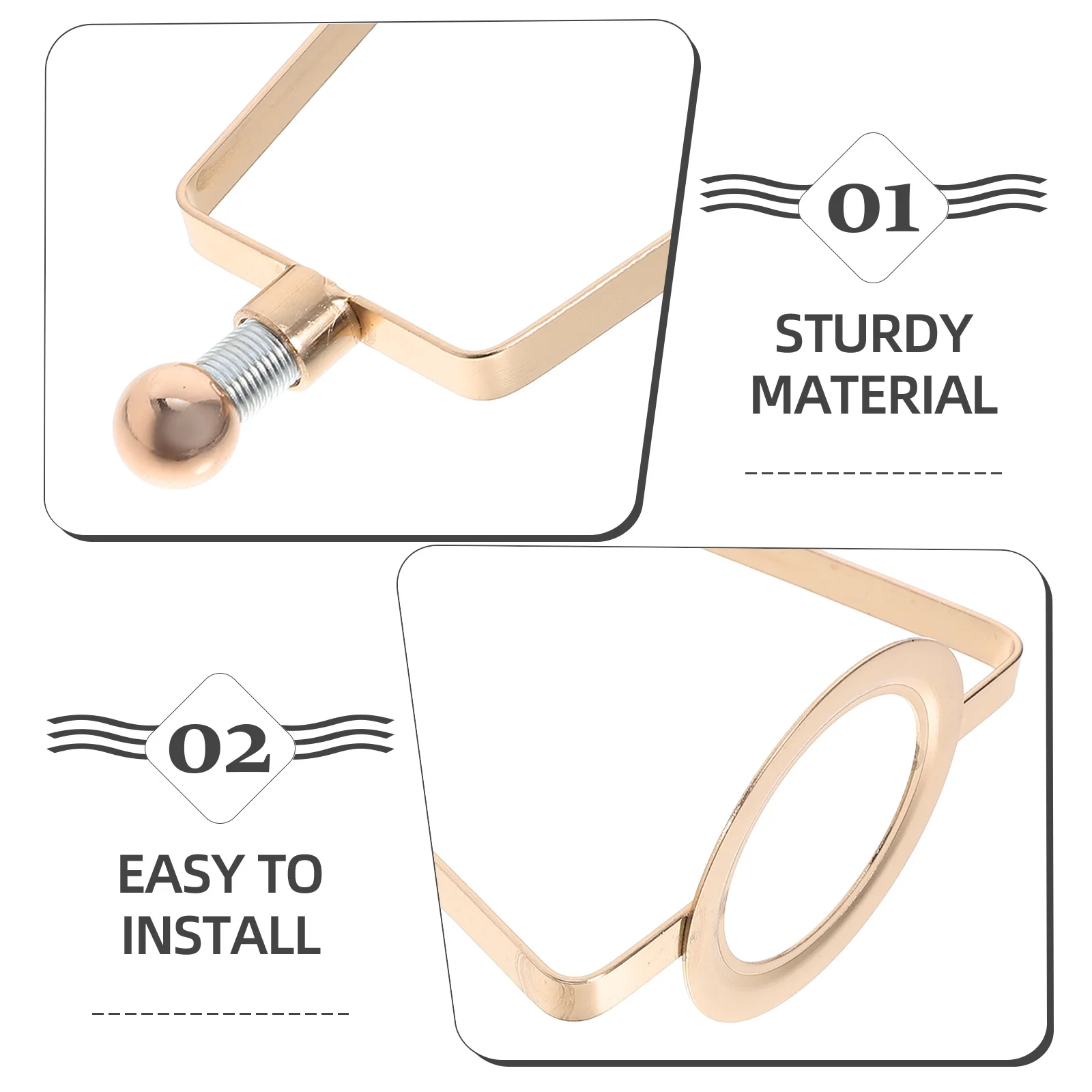 Lamp Shade Holder Harp Bracket Sturdy Durable Design for Home Office Lamp Parts Replacement Accessories Lampshade Holder Bracket
