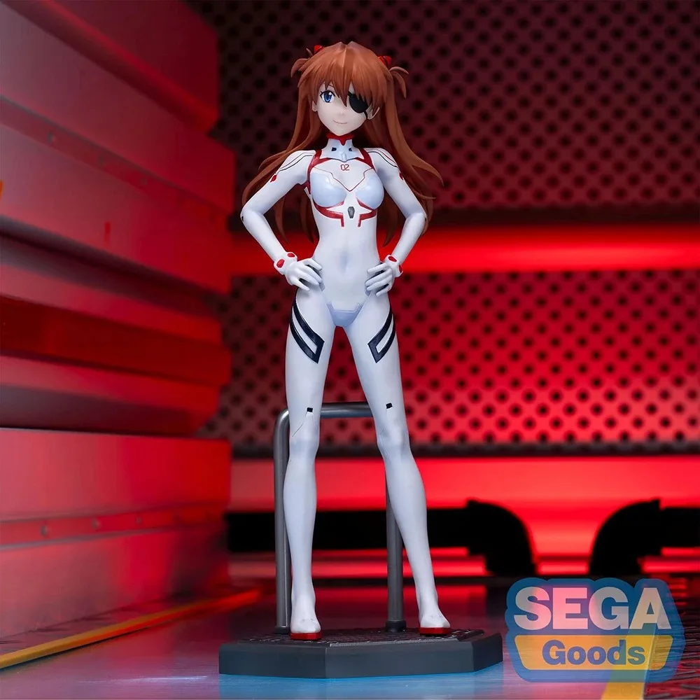 SEGA Evangelion Souryuu Asuka Langley Ayanami Rei Makinami Mari Illustrious Luminasta Series Anime Figure Collectible Model Toy