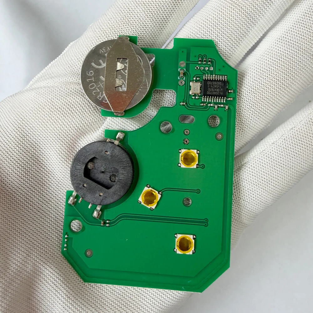433Mhz 46 Chip PCF7947A Remote Card Key PCB For Renault Megane II Scenic II 2003 2004 2005 2006 2007 2008 Circuit Board