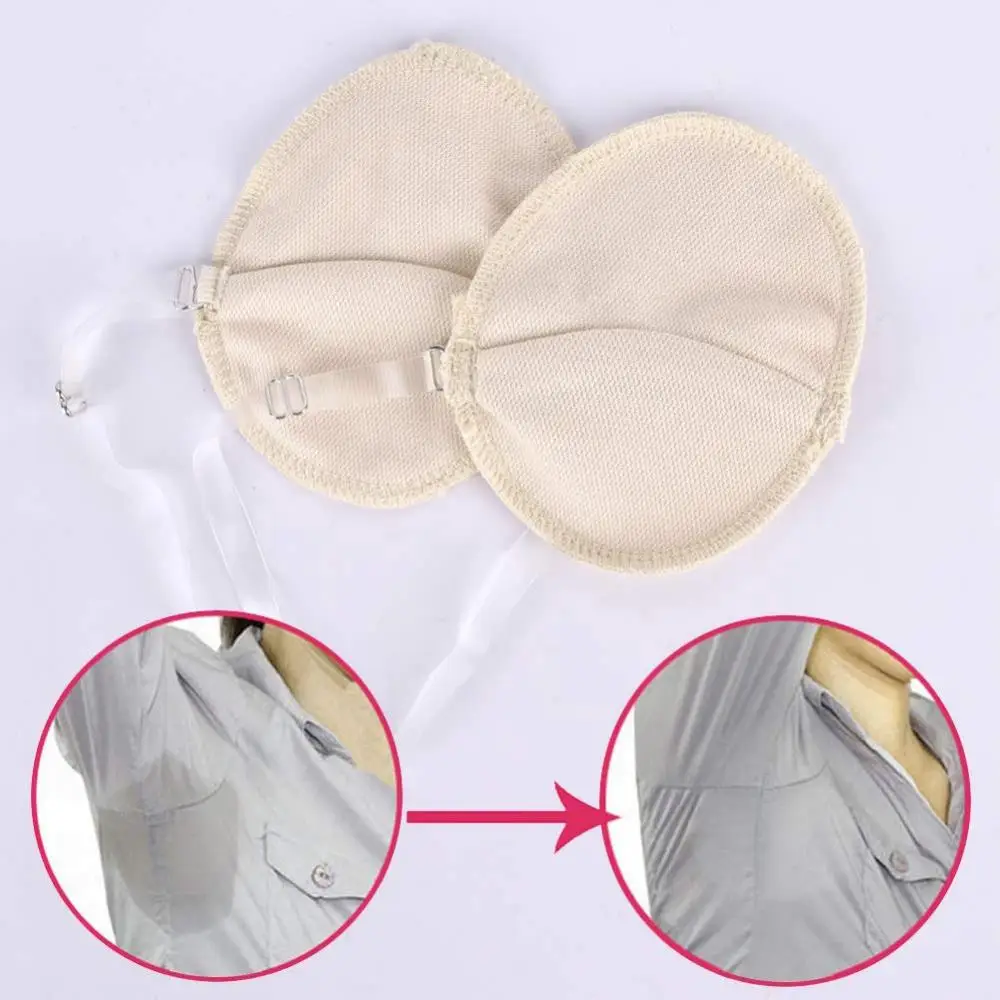 Coussinets doux invisibles pour l'extérieur, coussinets anti-transpiration lavables, coussinets réutilisables pour vêtements, SAF, humidité, odeur, 3 paires