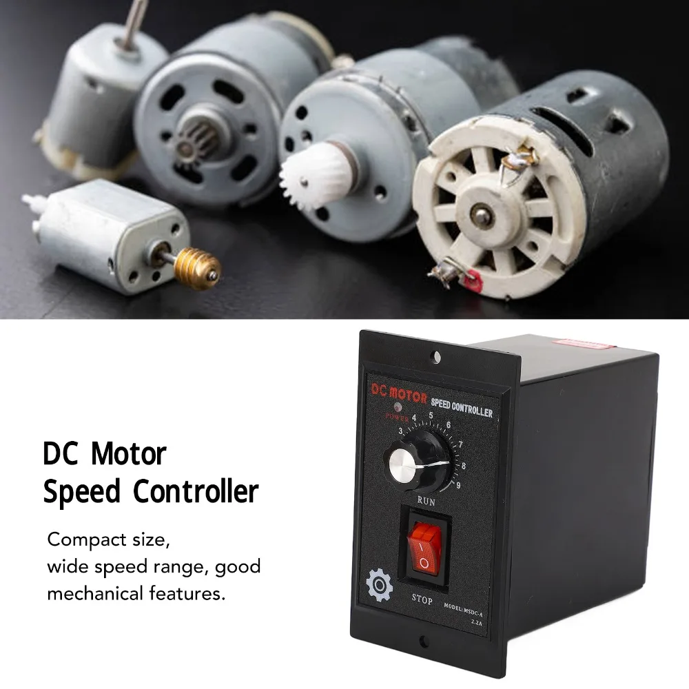 110V AC Input DC Motor Speed Controller 110V DC Output Forward Reverse Electric Speed Regulator 400W / 500W Power Rating