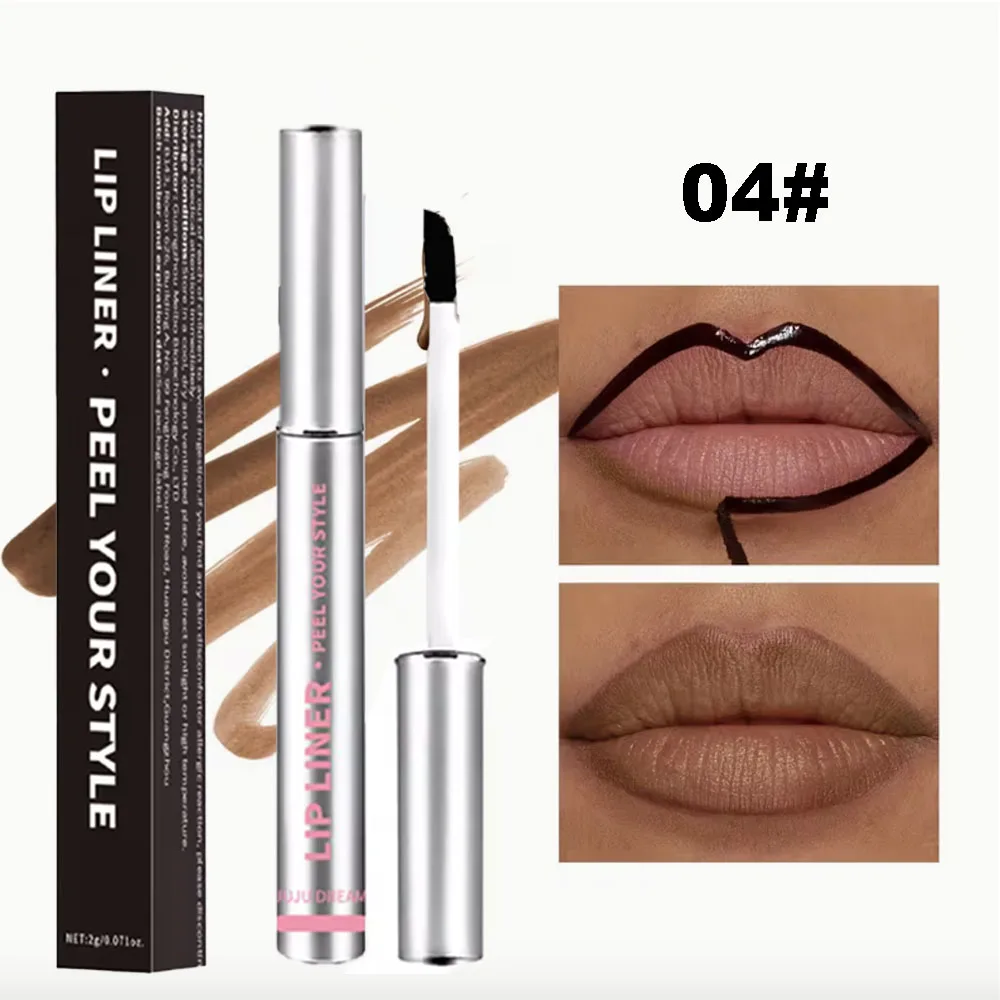 Waterdichte Lip Liner Peel Off Tattoo Lipgloss Waterdichte Langdurige Matte Lip Contour Afscheurbare Lippen Vlek Cosmetica