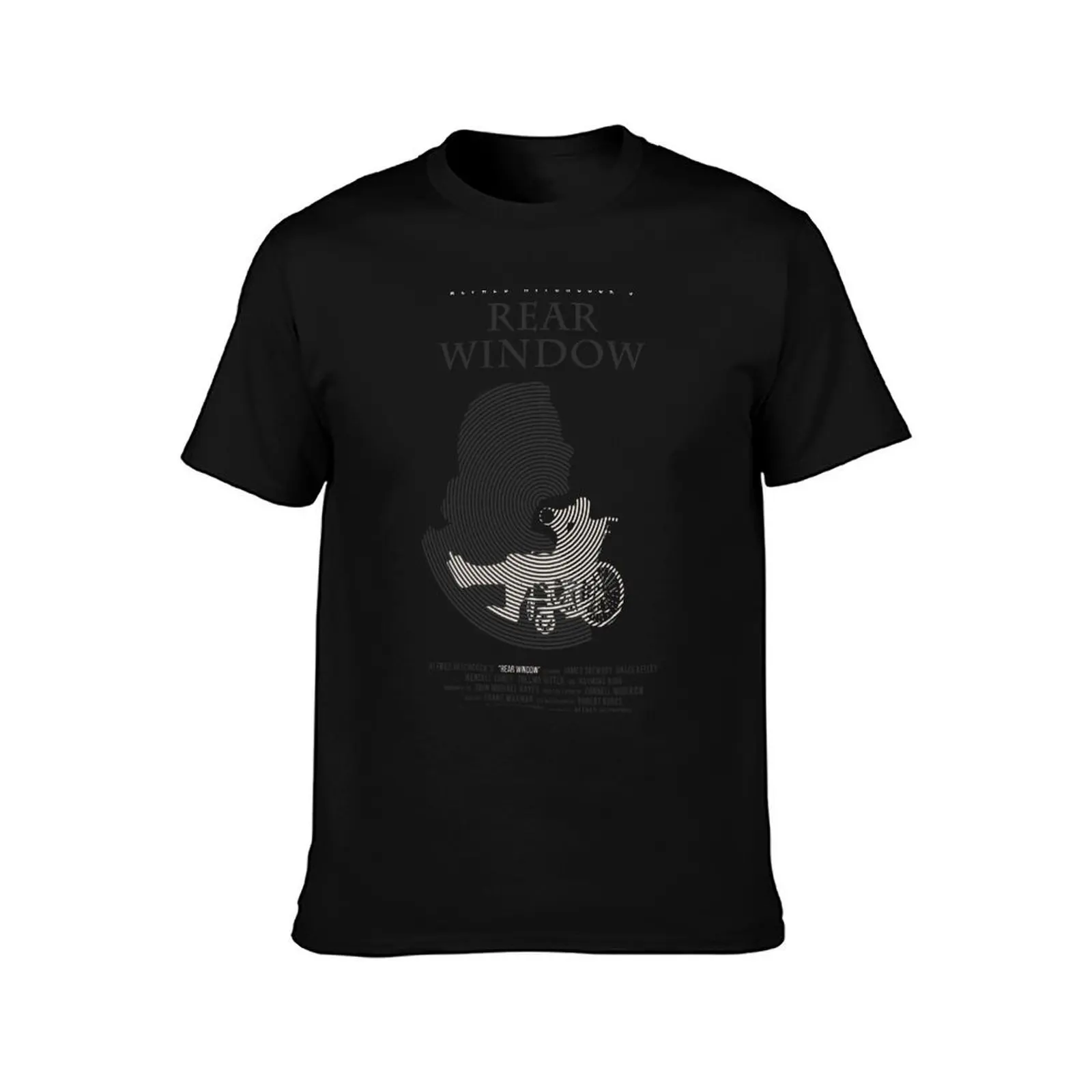 Alfred Hitchcock Rear Window T-Shirt man t shirt cotton T-Shirt