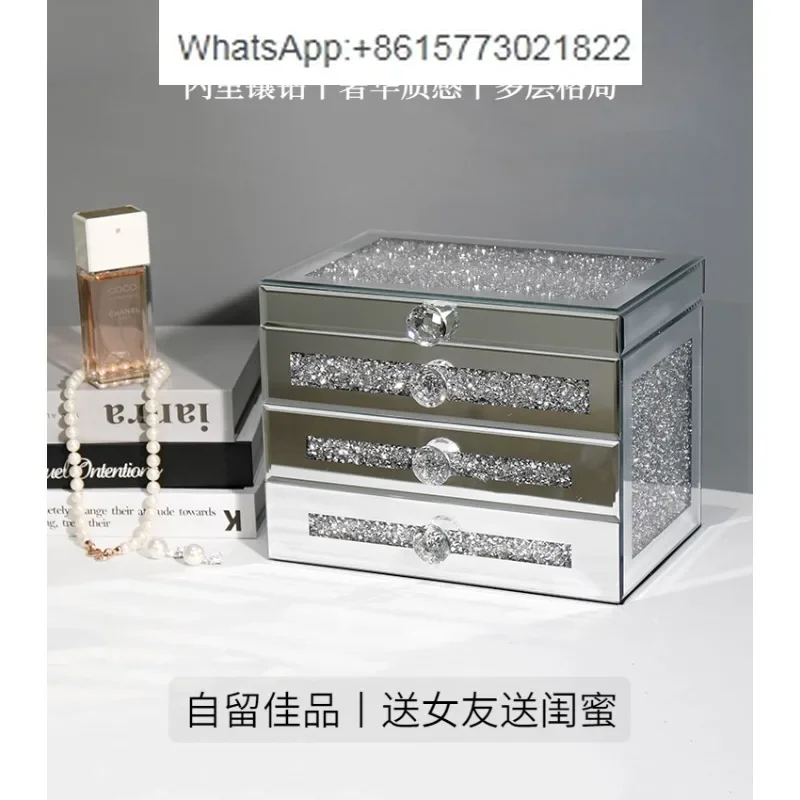 Jew-elry storage box, high-end, exquisite, large capacity