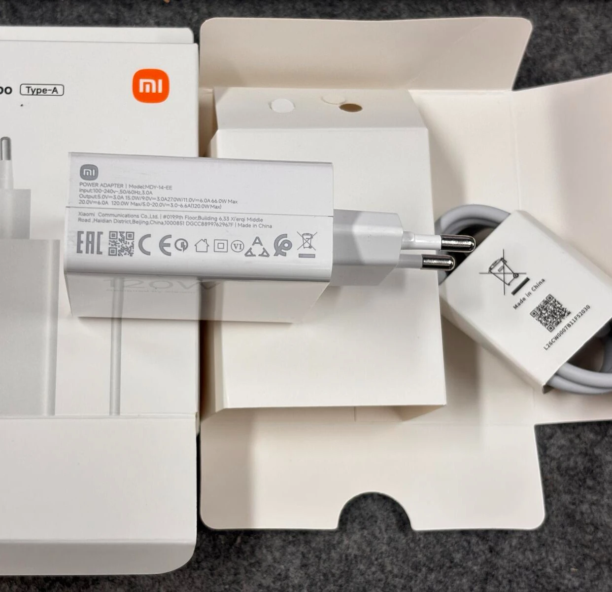 Xiaomi 120W EU US Original Super Turbo Charger For Xiaomi Adapter 1M USB Type C Cable Mi 17 15  14 POCO F7 X8 X7 Pro Redmi Note