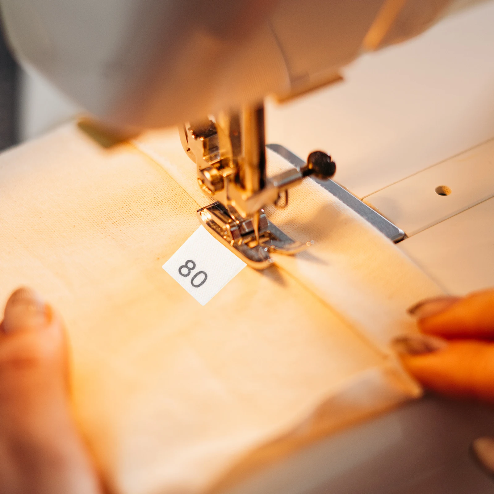 

200 Pcs Kids Clothing Size Labels Cotton Tags No Fade Easy Sew- Ironed Garment Accessories Folder Labels