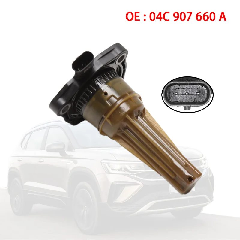 

Датчик уровня масла в двигателе для Audi A1, A3, VW POLO, Golf, TAOS, Arteon, Taigun, Up! Vento Skoda Fabia OE 04C907660A 04C 907 660 A