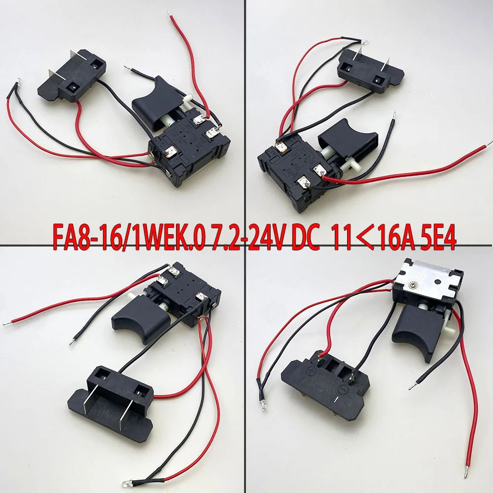FA2/FA8-16/1WEK Elektrischer Bohrmaschinenschalter mit Geschwindigkeitsregelung DC7.2-24V 16A Bohrerschalter Einstellbare Geschwindigkeit Vorwärts- und Rückwärtslauf – Detail 7