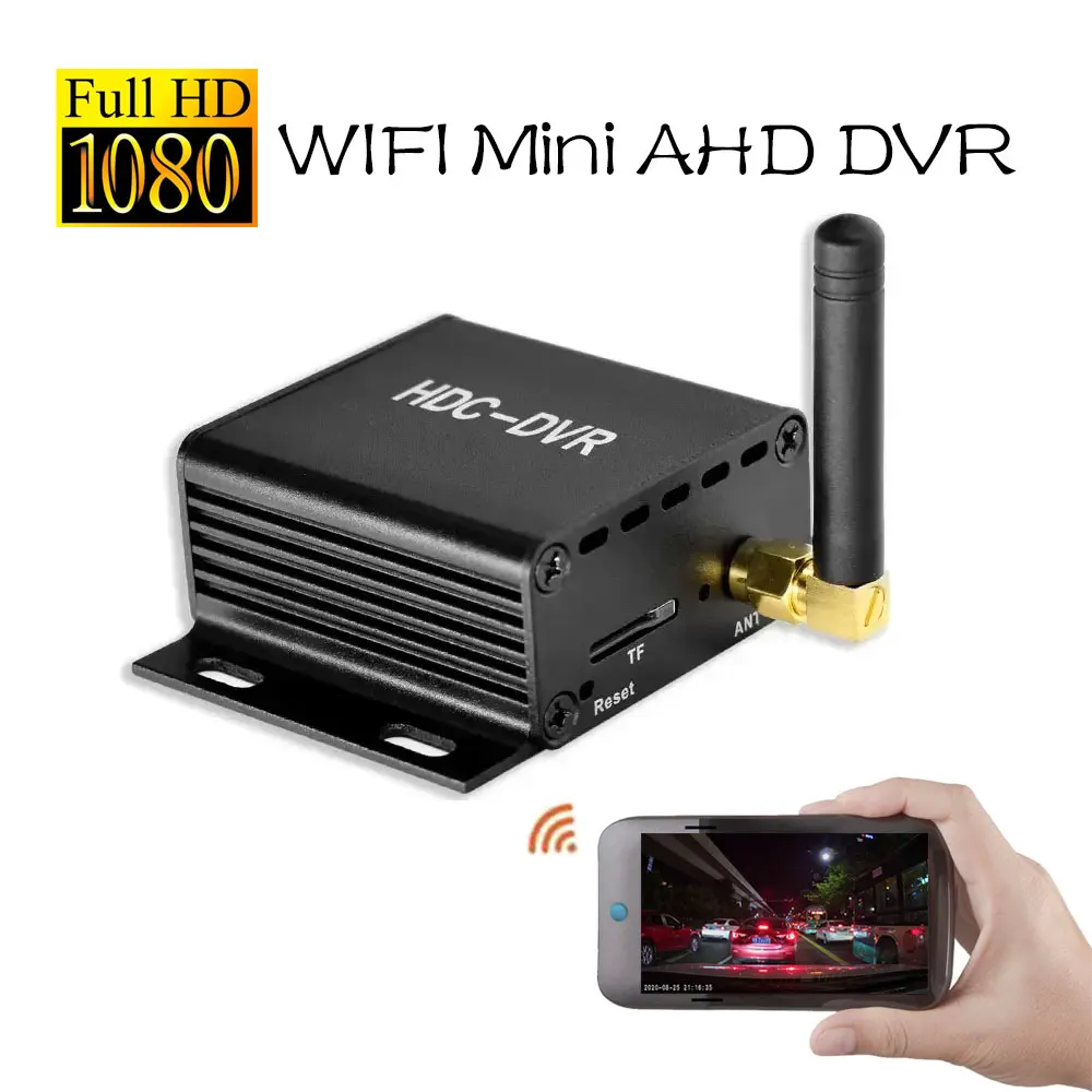 Imagem -02 - Wireless Wifi Mini Dvr Video Recorder Alarme de Detecção de Movimento Ahd Car Dvr Wide Angle Microfone Câmera Adicionar Vigilância 1080p