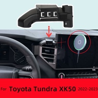 Magnetic Car Phone Holder for Toyota Tundra Xk50 2022 2023 Wireless Charging Special Fixed Bracket Base MagSafe Mount