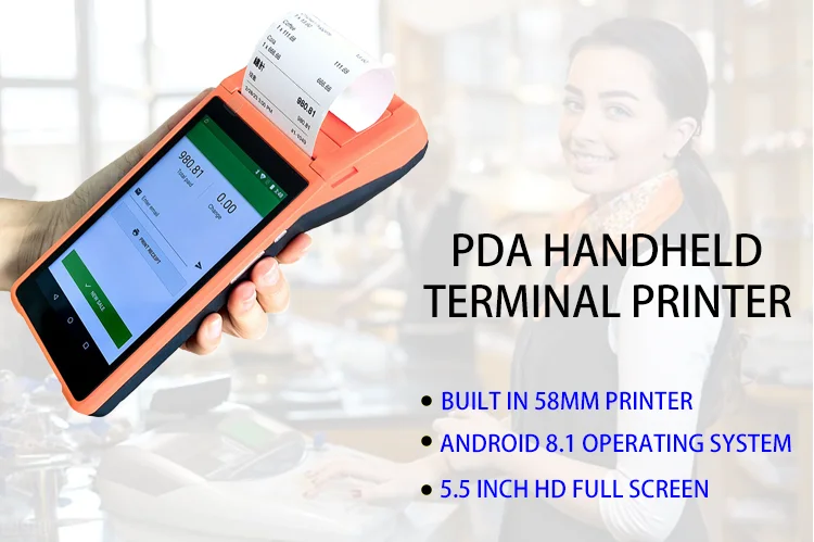 yyhc PDA terminal 58mm mobile thermal portablepos impresora portatil 80mm tsc receipt hand parking x Handheld mini printer