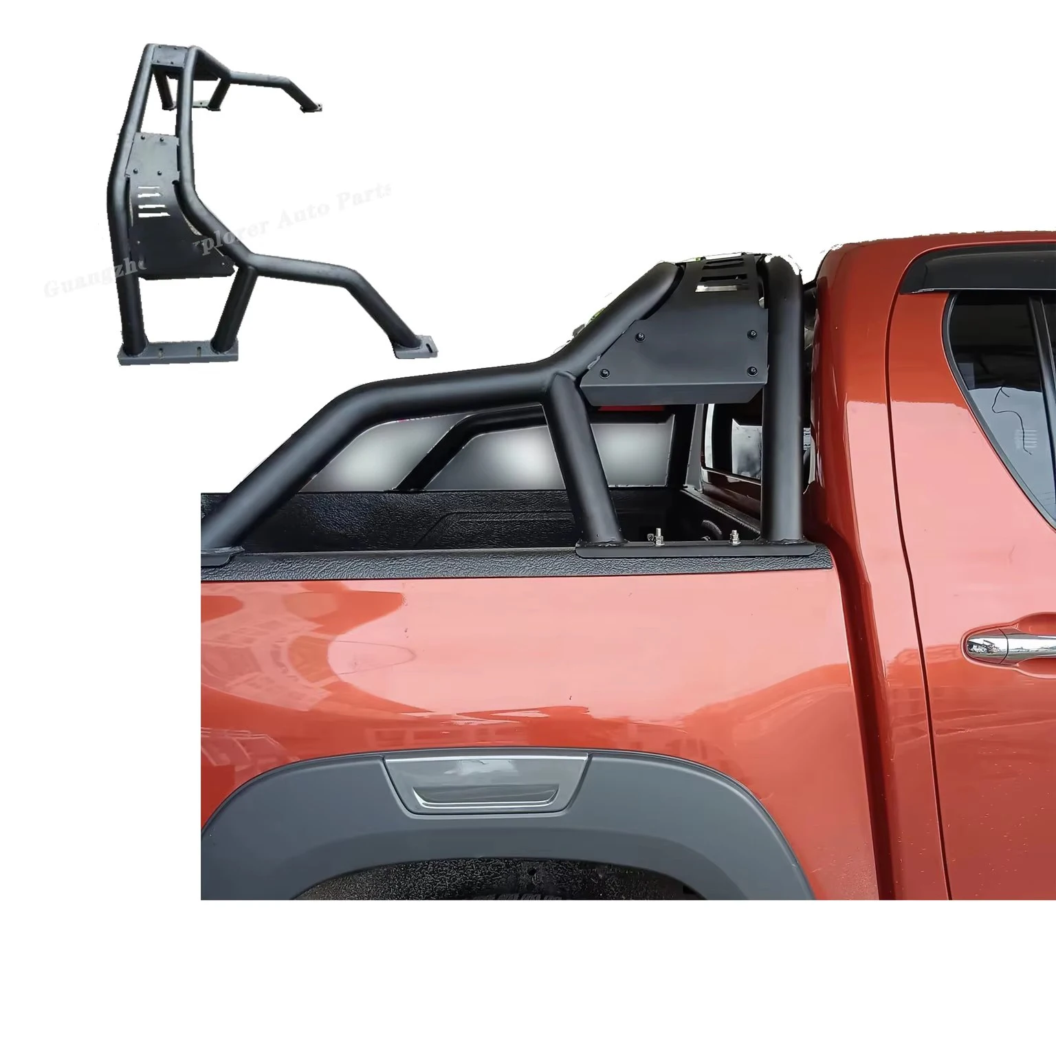 

Рулонная планка TRD для Ranger Стальная рулонная планка для Hilux Vigo Revo Rocco Для Dmax Для Navara Для Triton TRD Задняя планка