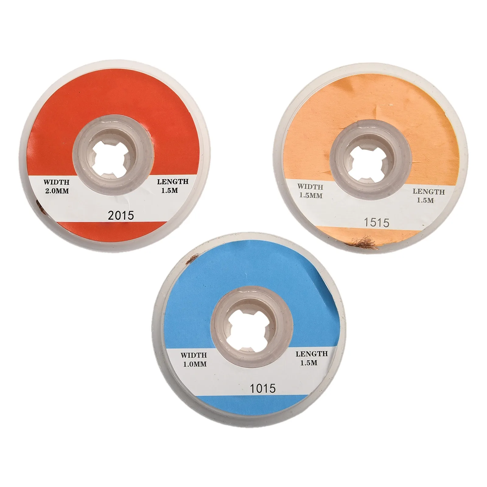 Copper Desoldering Braid Wire 6 Pack 1.5 Meter Length per Roll for Solder Applications in PCB Assembly and Rework