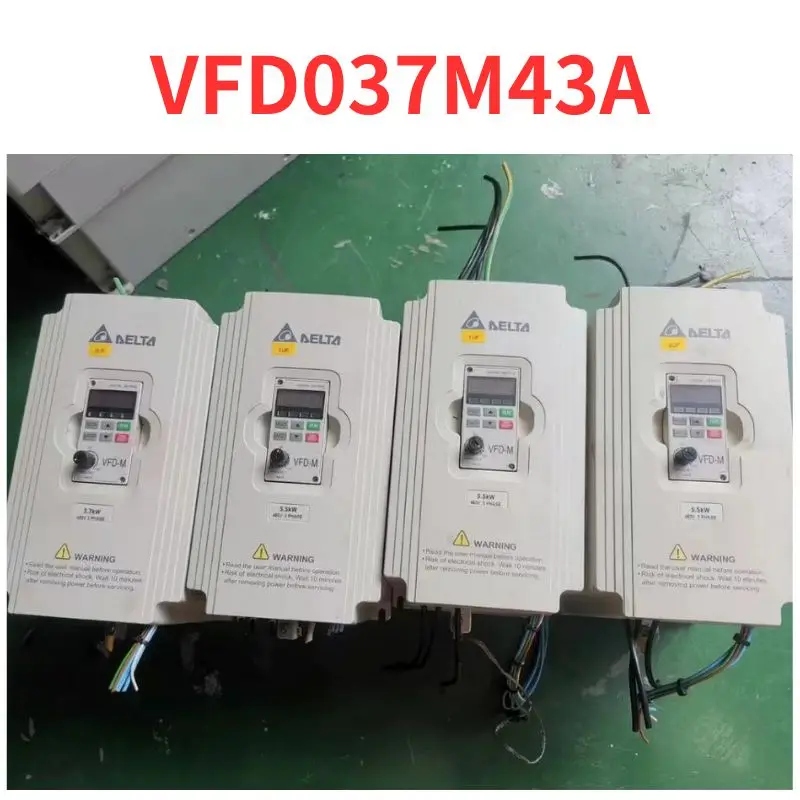 second-hand      inverter    VFD037M43A, function well   Tested well and shipped quickly