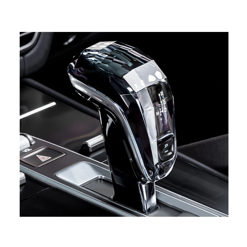 

Для Porsche Cayenne 2018 2019 2020 2021 2022 2024 прозрачный кристалл ручка переключения передач автомобиля комплект аксессуаров для салона автомобиля