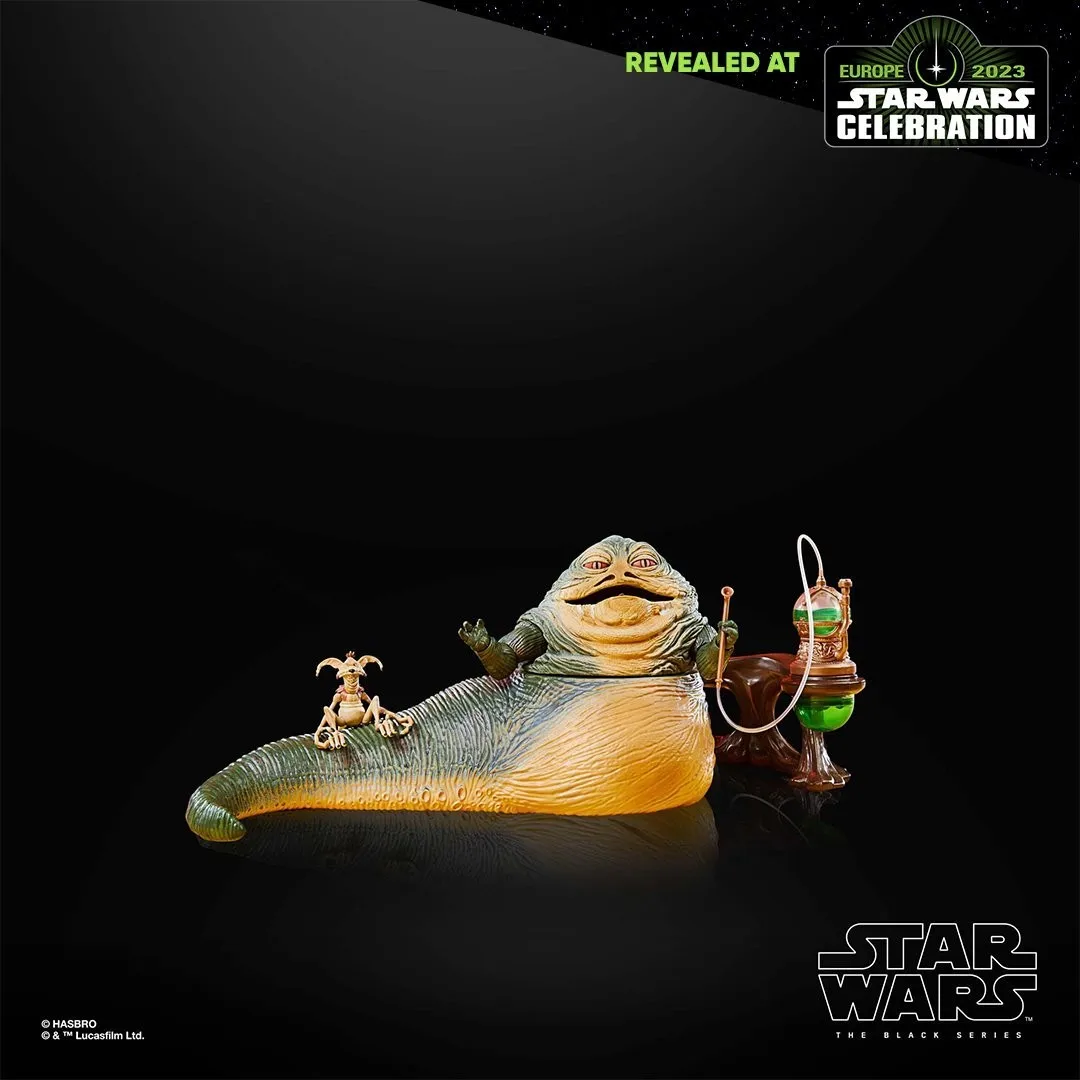 Original Star Wars The Black Series Jabba The Hutt Action Figure Collectible Model Room Decoration Movable Joints Kids Toy Gifts