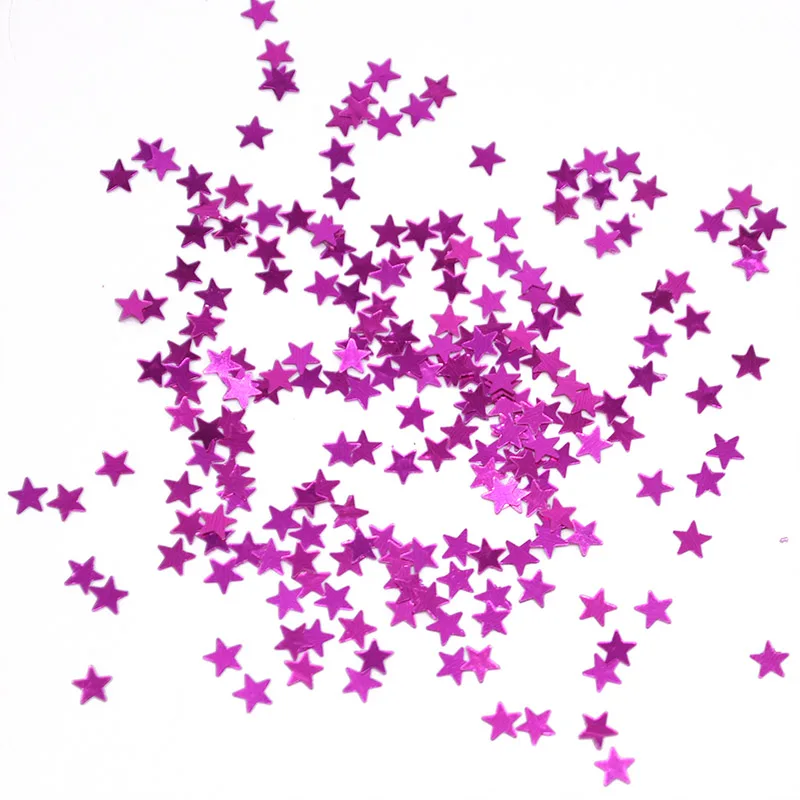 15g/bag 6/10MM Gold Silver Acrylic Stars Table Confetti Sprinkles for Wedding Birthday Party Decoration Confetti Balloon Filling