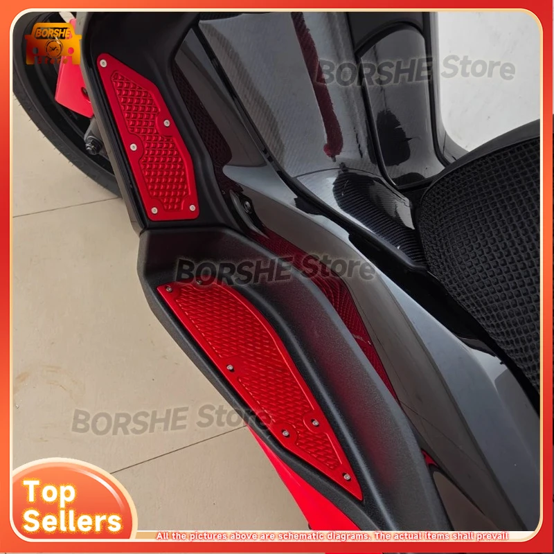 Aluminium-Fußrasten, geeignet für Yamaha XMAX300 xmax250, Modifikation, rutschfestes Fußstützenpedal-Zubehör