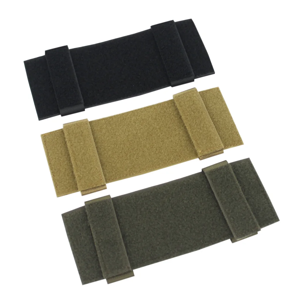 VULPO New Tactical Vest Patch Molle Adapter Panel Hook&Loop Converter Ribbon For Attching ID Patches DIY Patch Badge