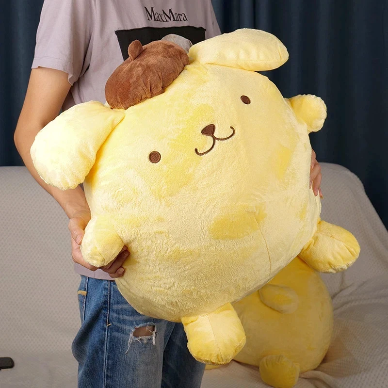 

Sanrio Cute 50cm Pom Pom Purin Large Plush Toy Cartoon Pillow Gift for Children Super Soft Plush Doll Room Bed Decoration