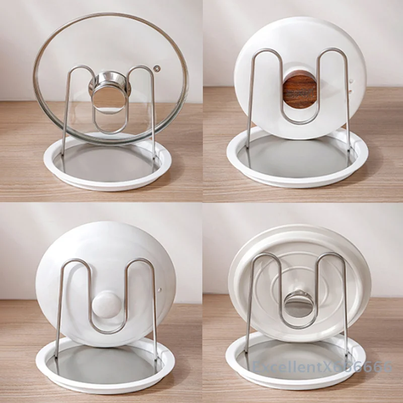 Multifunctional Foldable Pot Lid And Spoon Rest Holder Portable Kitchen Stove Organizer with Utensils Storage Rack