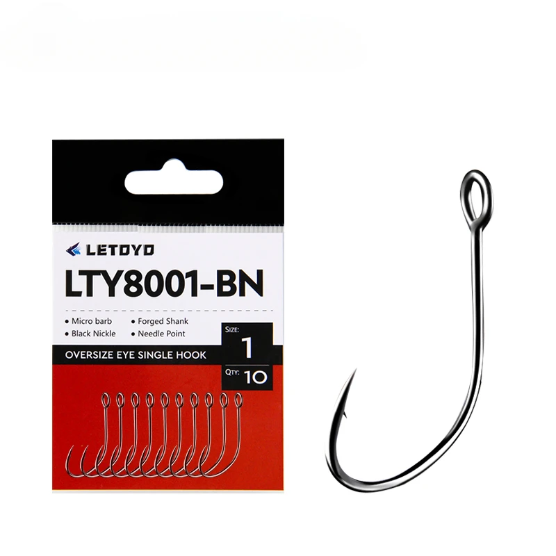 20szt Hak wędkarski ze stali wysokowęglowej ze stali wysokowęglowej Wacky Weedless Worm Bass Fishing Hawksbill Single Hook Soft Worm Wide Gap