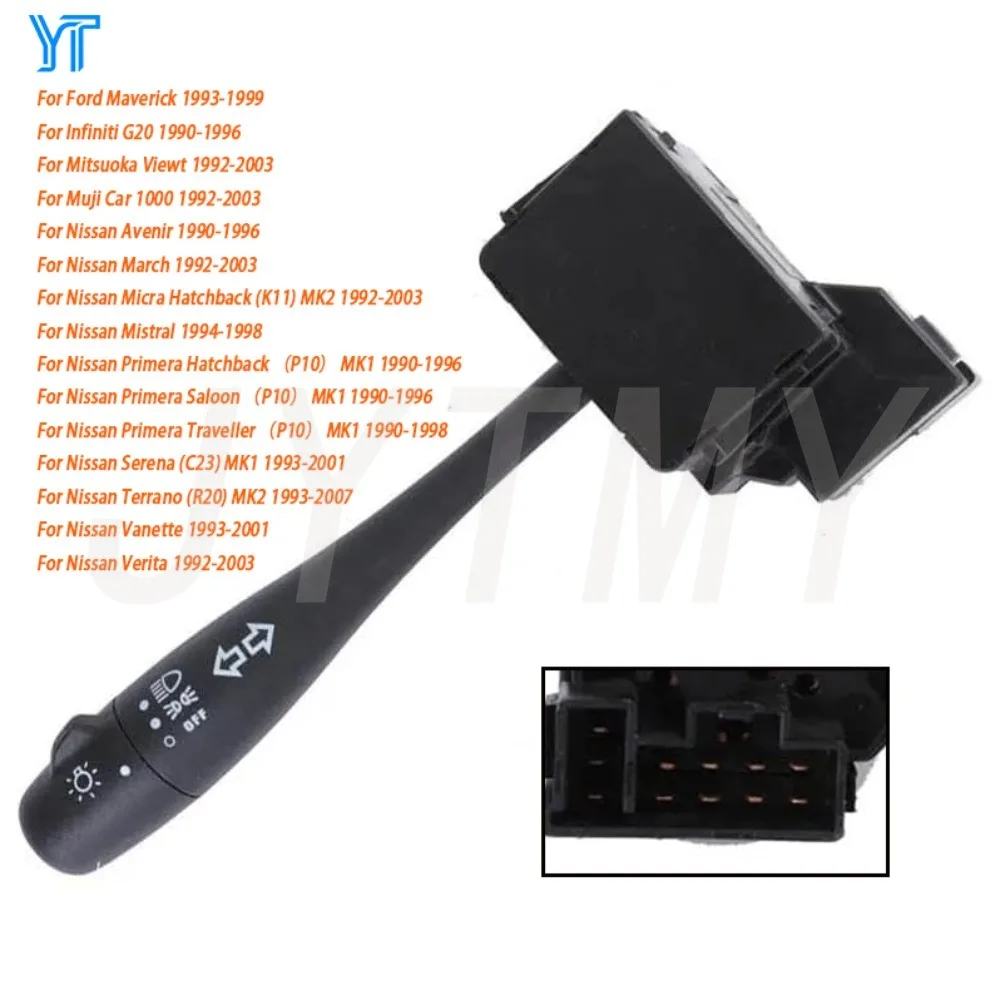 

Для Nissan Primera P10 MK1 Avenir Infiniti G20 1990-1996: Комбинированный переключатель указателей поворота и фар, автомобильные аксессуары