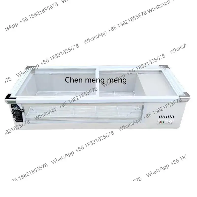 

Desktop refrigerated display cabinet Fresh-keeping refrigerated freezer Horizontal barbecue display cabinet Mobile stall
