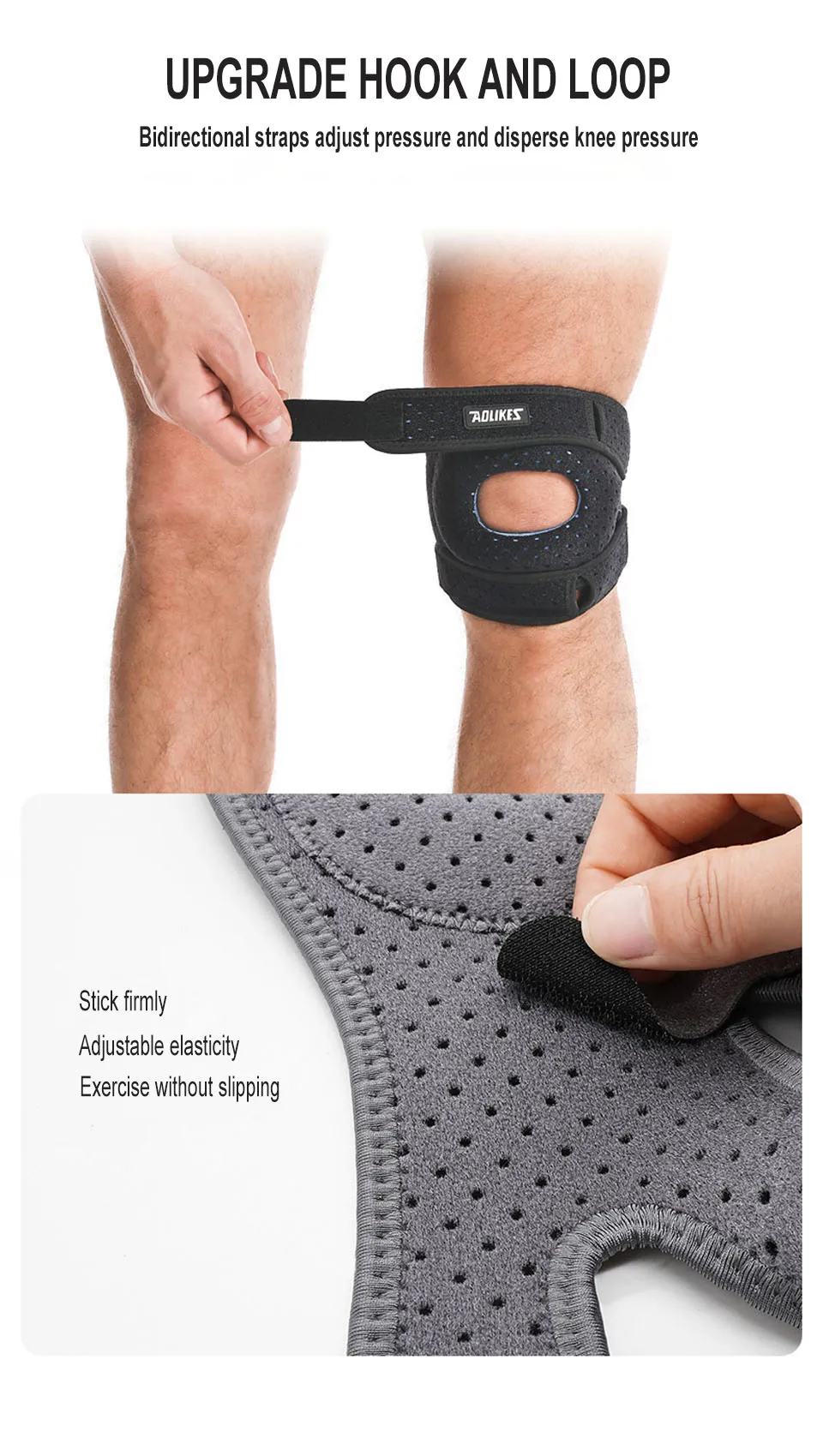 Aolikes 1pc Patella Knies tütze Knie kompression hülsens tütze für Frauen Männer Knies ch merzen Arthritis Schmerzen Sport Knies chutz Knies chützer – Detail 10