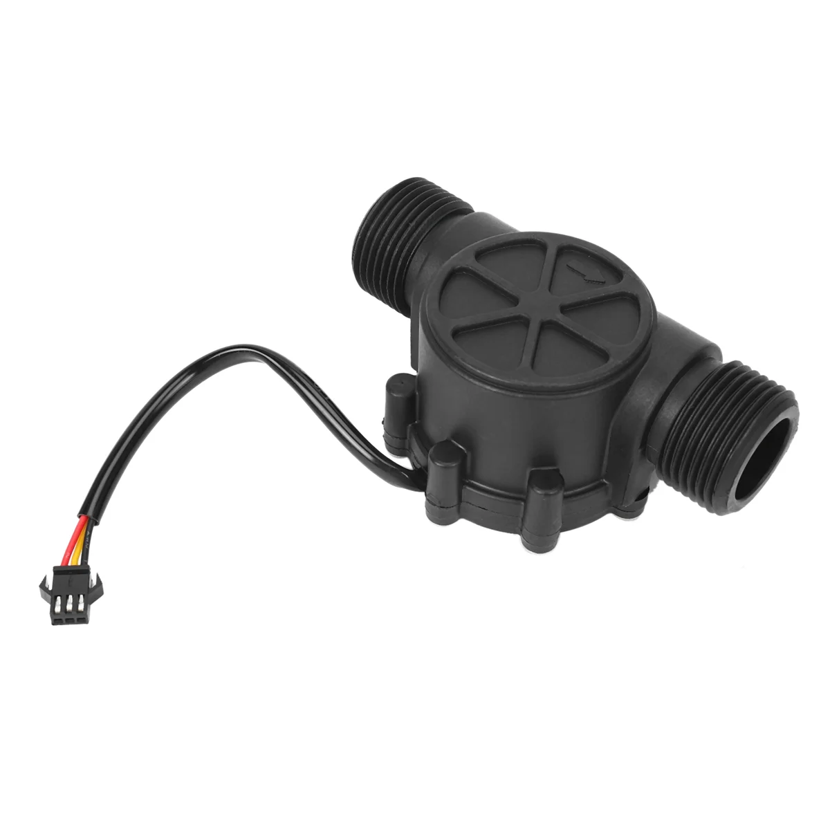 N18R 5Pcs Water Flow Sensor DN25 DC3.5-24V 1 Inch 2-100L/Min Hall Flowmeter Heat Pump Water Heater Flow Meter Switch Counter