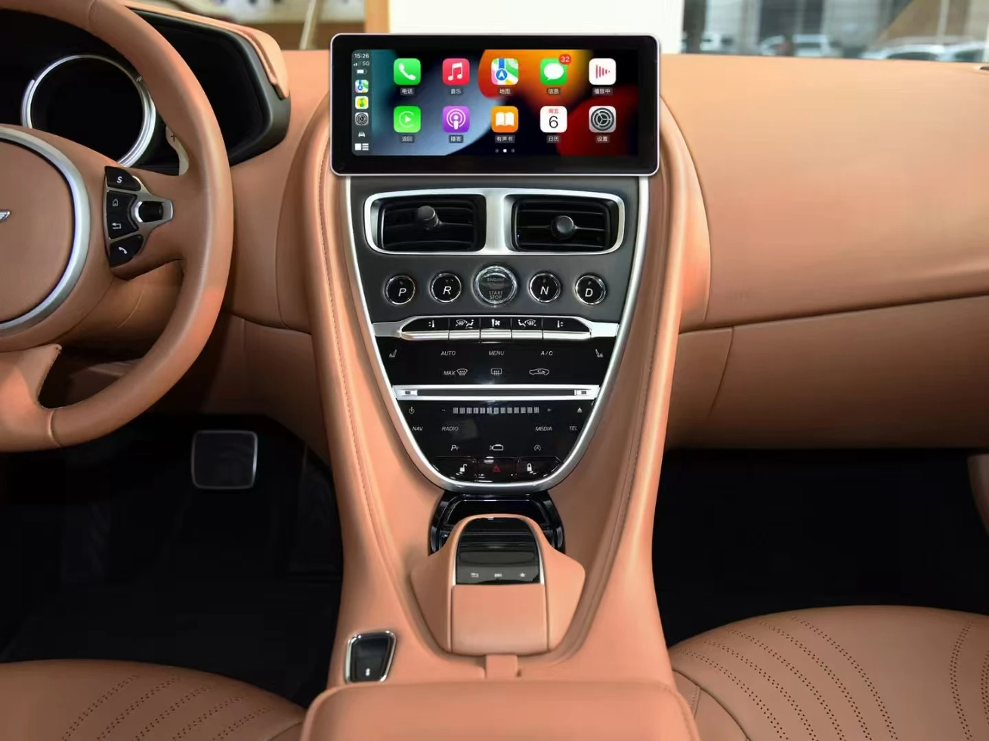 

Автомобильная мультимедийная аудиосистема Android 14 для Aston Martin DB11 2016-2020, автомобильное радио, беспроводной CarPlay, GPS-навигация, головное устройство