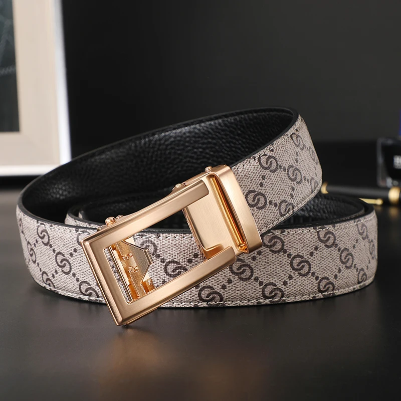 Высокое качество 3,4 см кожаный деловой мужской ремень люксовый бренд дизайнерские знаменитые ремни для мужчин джинсовый ремень мужской ремень с пряжкой