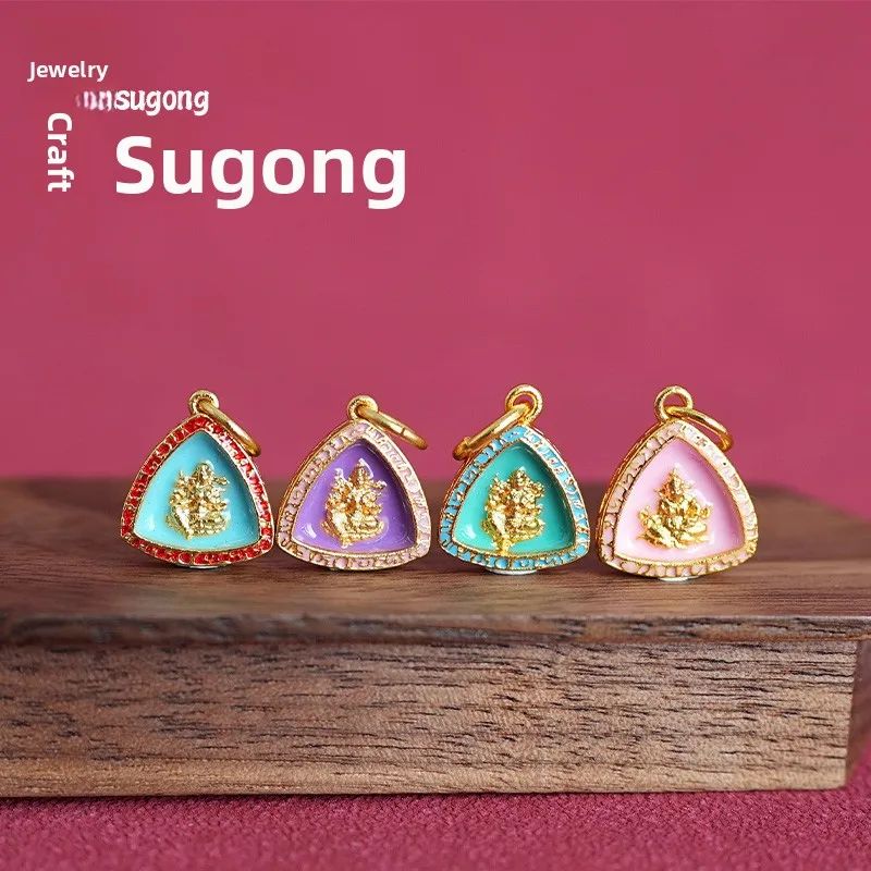 pingente-tathagata-colorido-em-ouro-24k-pulseira-de-contas-budistas-acessorios-coloridos-arte-cultural-joias-de-moda
