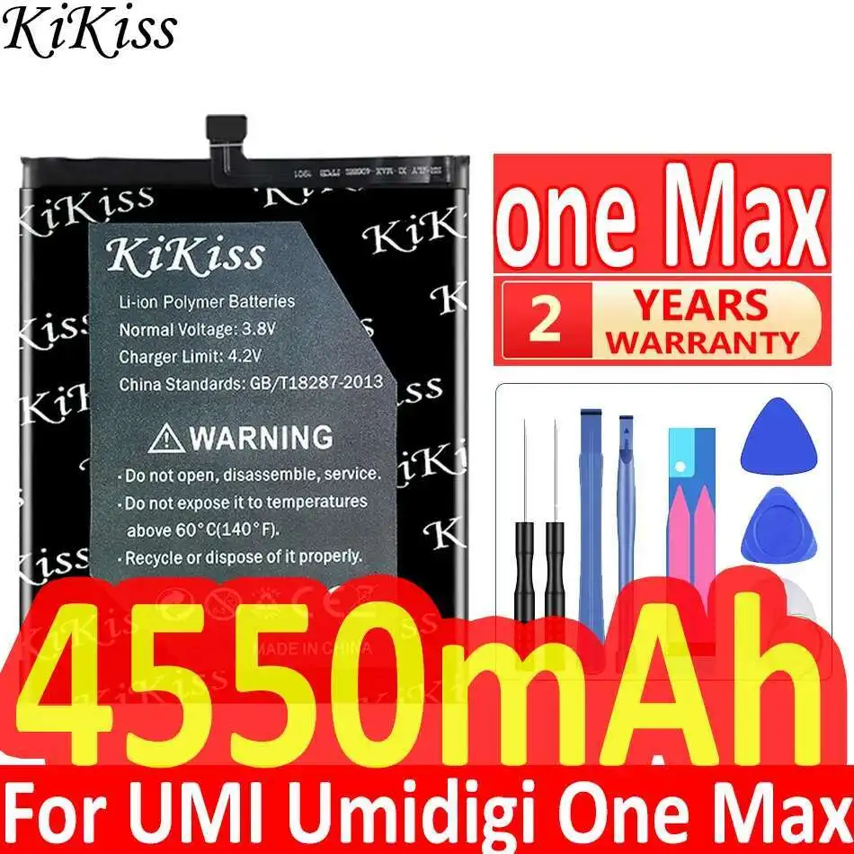 

Long Lasting For Umi Umidigi One Max Reliable Power Supply Mobile Phone Battery 4550Mah