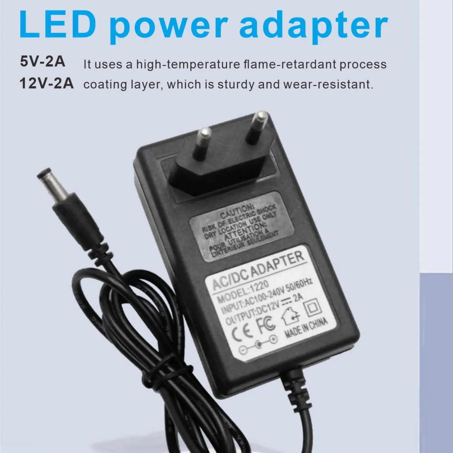 

LED Adapter Switch Power Supply5V2A 12V2A 24V2A Charger Converter Electric Source Adaptor