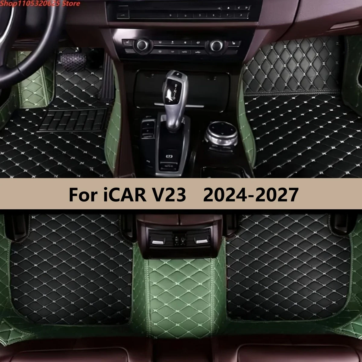 

Custom Car Floor Mats For iCAR V23 2024 2025 2026 2027 Waterproof Foot Pads Floor Mats Carpets Car Accessories Inter