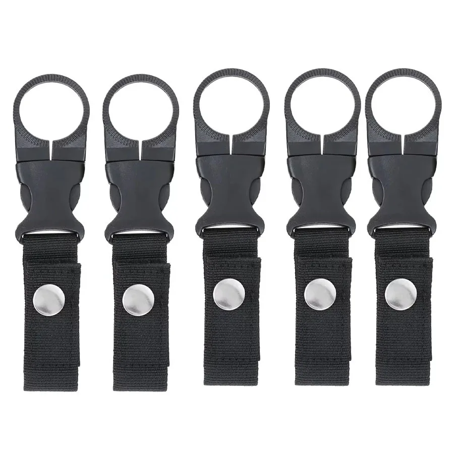 Gurtband Wasserflaschenhalter Klettern Karabiner Gürtel Rucksack Aufhänger Haken Clip Multifunktions Wasserflasche Nylon Schnalle Haken Clip