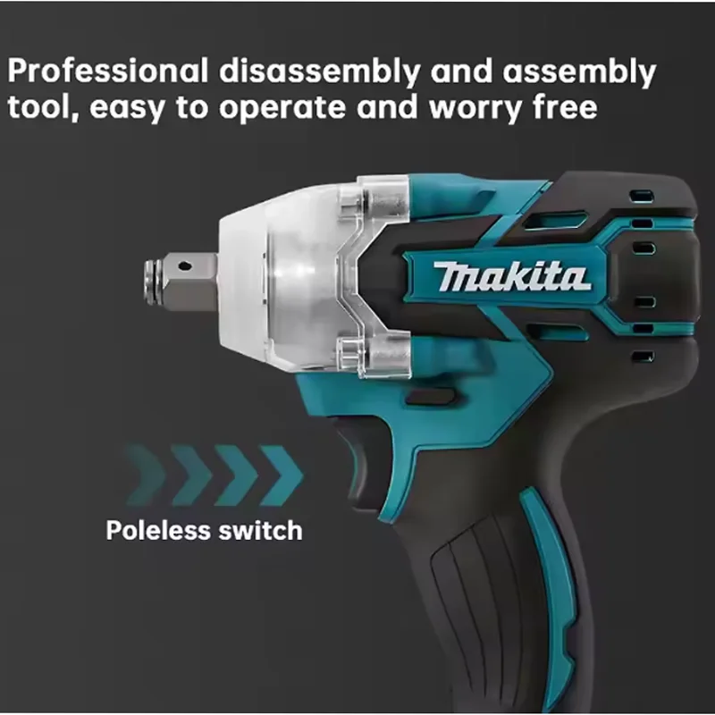 

‍️Makita ‍♂️‍♂️DTW285 280N.M Torque Brushless Electric Impact Wrench Cordless Electric Drill 1/2" Wrench
