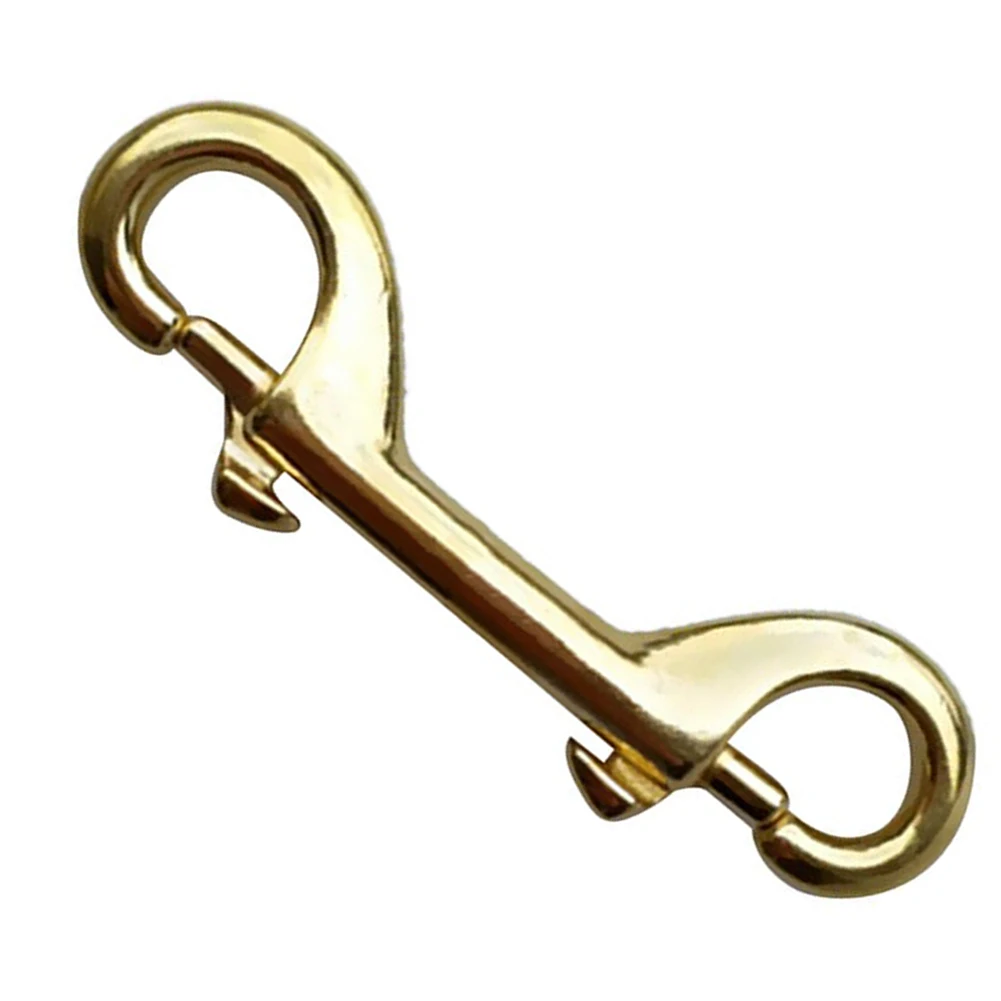 Complete Your Diving Gear or Pet Handling Kit with 10cm Brass Double Ended Bolt Snap Spring Loaded Clip Buckle
