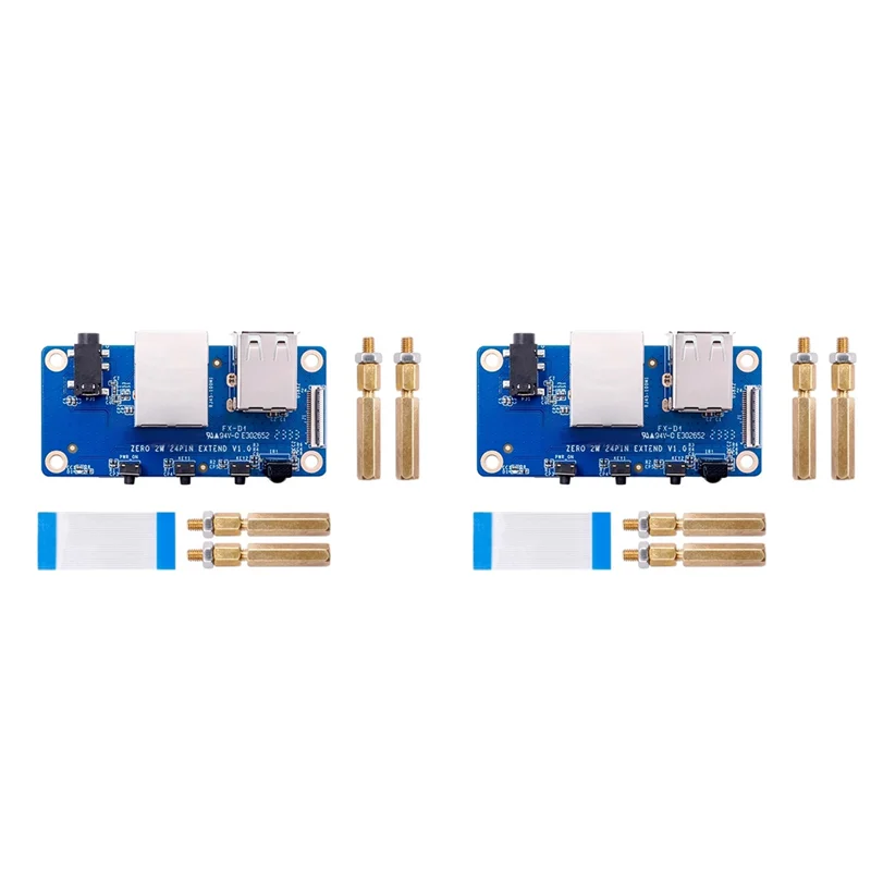 

Изысканный-2X для Orange Pi Zero 2 Вт, плата расширения, интерфейсная плата, сетевой порт 100 м + USB 2,0 + аналоговый аудио и видеоинтерфейс