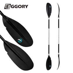 EGGORY Adjustable SUP Paddle Kayak Boat Stand Up Paddle Board Dual Purpose Aluminum Alloy Paddle Double-head 4-stage Type Paddle