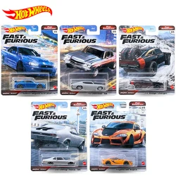 Ruote calde originali auto veloce e Furious giocattoli per bambini pneumatici in gomma cultura dell'auto pressofuso 1/64 giocattoli per ragazzi collezione regalo per auto sportive