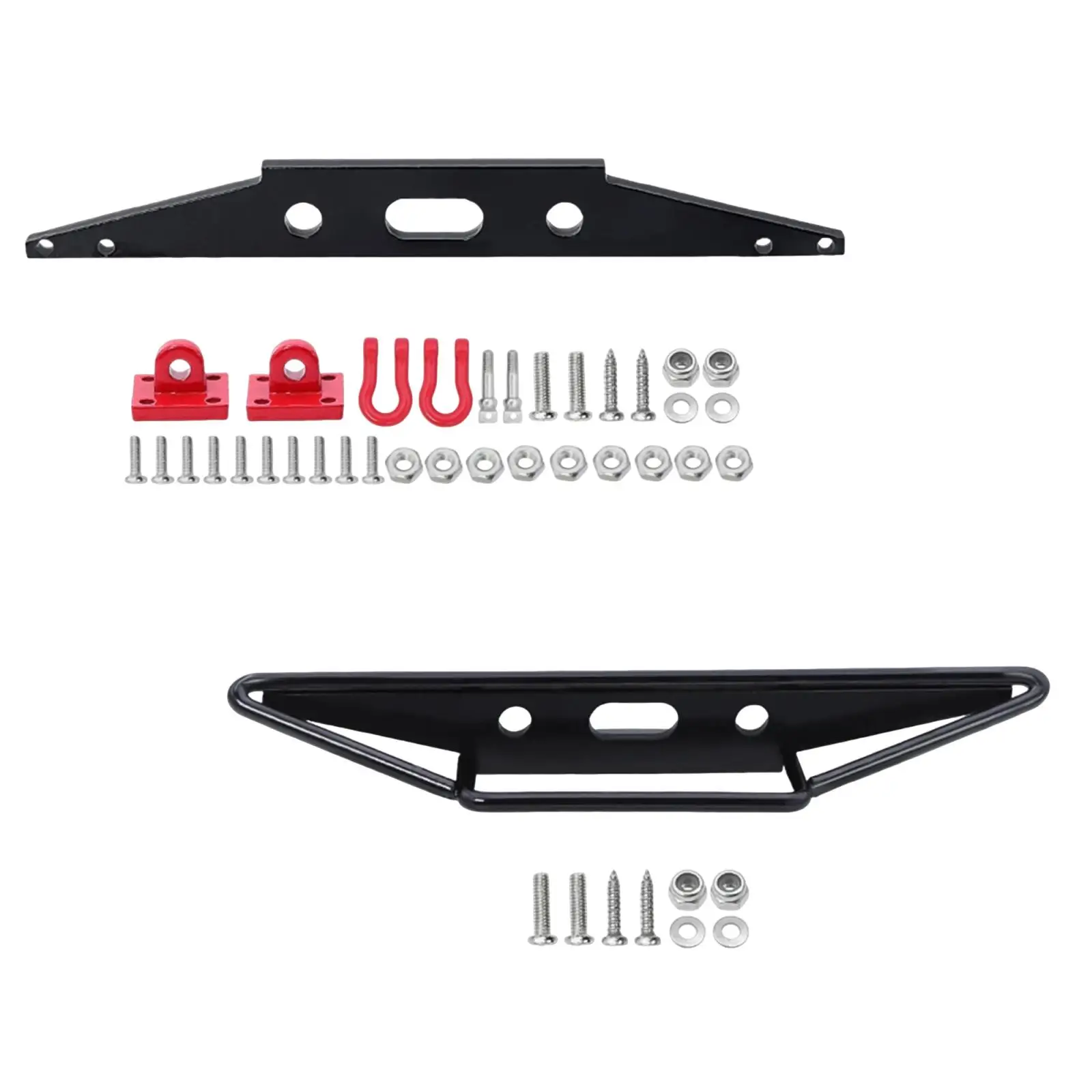 RC カーバンパー金属トレーラーヒッチフックスペアパーツ 1 12 リモートコントロール車両 D 用