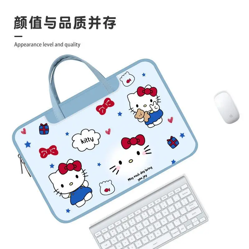 

Sanrio Hello Kitty Laptop Bag Cute Large Capacity Tablet Organizer Cartoon Handbag Laptop Case 11in 13in 14in 16in 12inch 15inch
