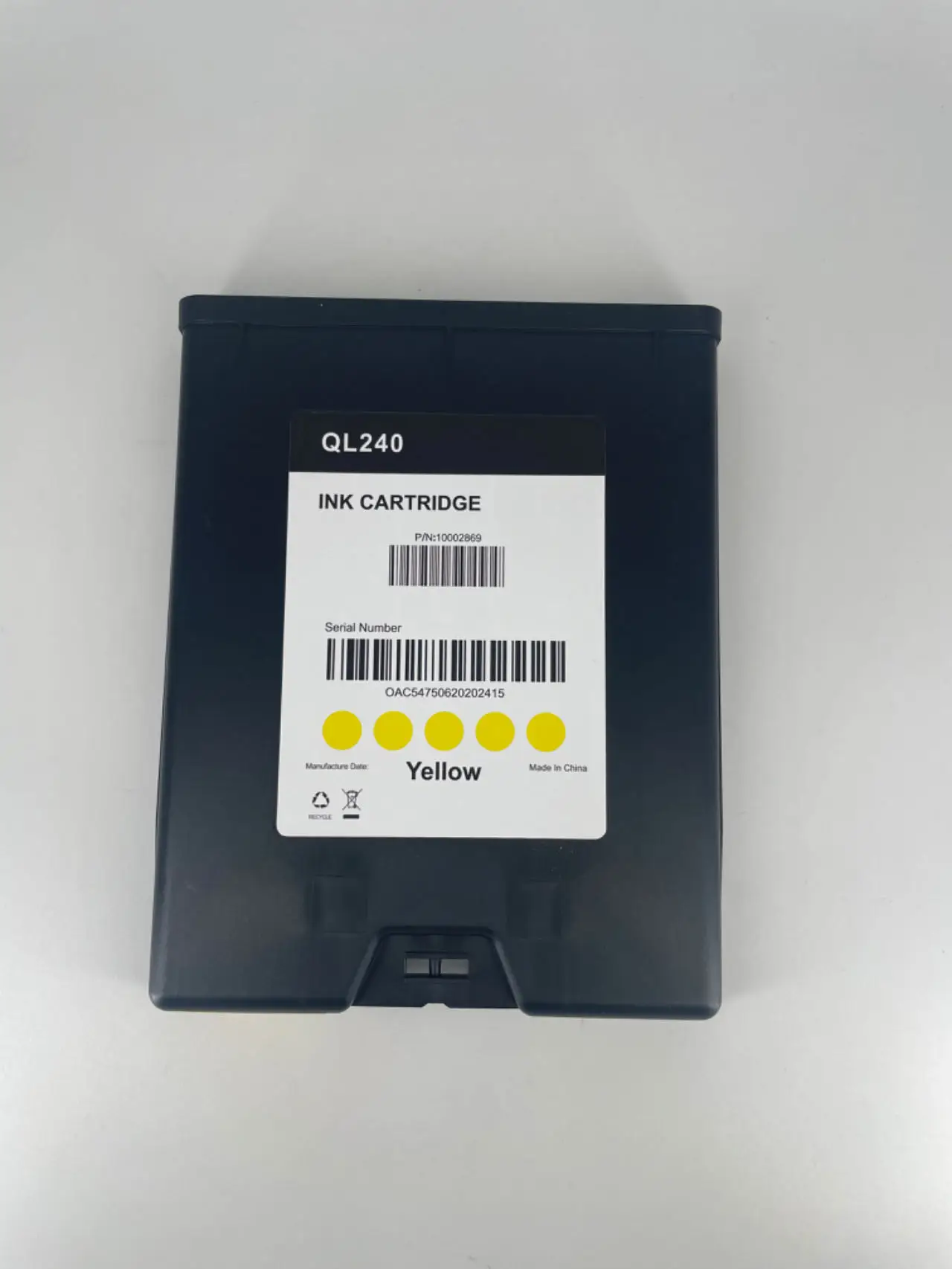 Compatible with QuickLabel240 ink cartridge and for use in quicklabel 240 and AstroNova Division memjet  ink cartridge QL240