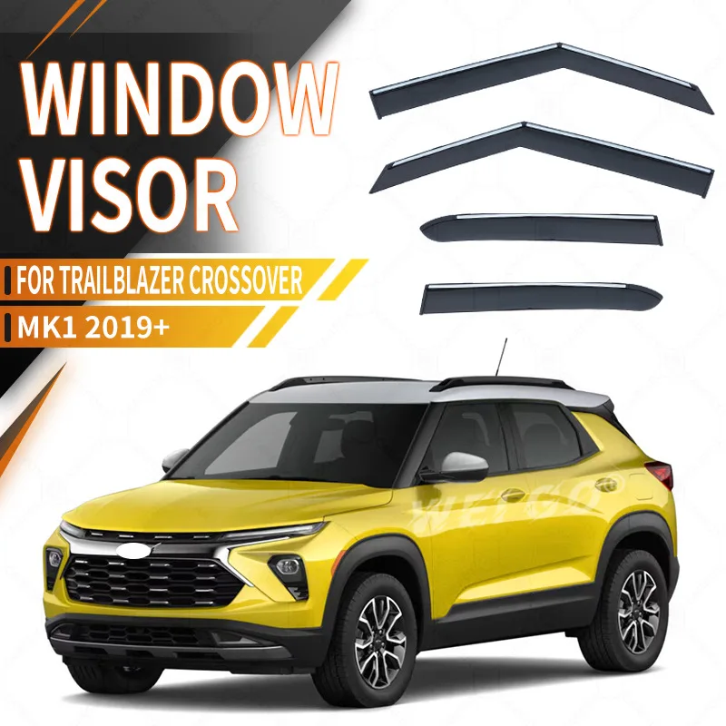 

For Trailblazer Crossover 2011-2022+ Car Window Visor Awning Shelters Windshield Window Rain Sun Shade Accessories Car Styling