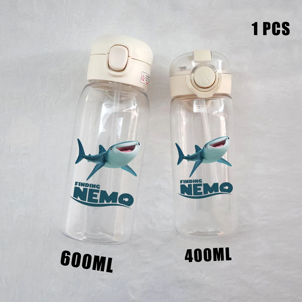 Disney Finding Nemo Large Capacity Transparent Water Cup Portable Sports Outdoor Cartoon Animation Dory Nemo Bruce Children Run