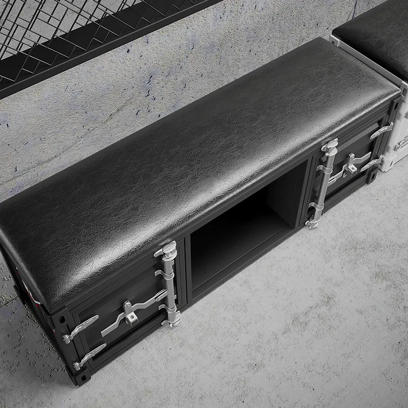 

Промышленный ветер из кованого железа, табурет для пеленания обуви, входная бытовая скамейка, тренажерный зал, баскетбольный зал, зона отдыха, табурет для одежды