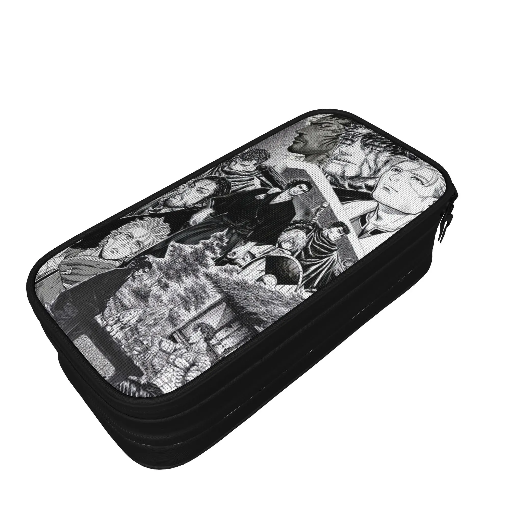 Vinland Saga Thorfinn Vinland Askeladd Anime Pencil Case  University Pencil Pouch Boy Girl Canvas Aesthetic School Pencil Cases